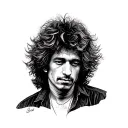 Bob Dylan tattoo design idea