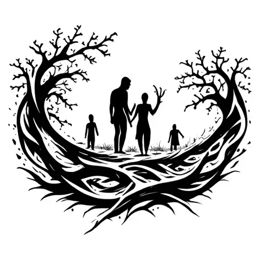 tattoo design of breaking family cycle tattoo design idea