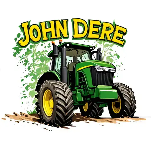 john deere tractor transforming tattoo design idea
