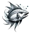 Ocean Theme tattoo design idea