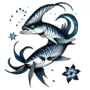 Ocean Theme tattoo design idea
