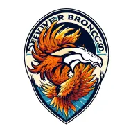 Denver broncos phoenix rising tattoo design idea