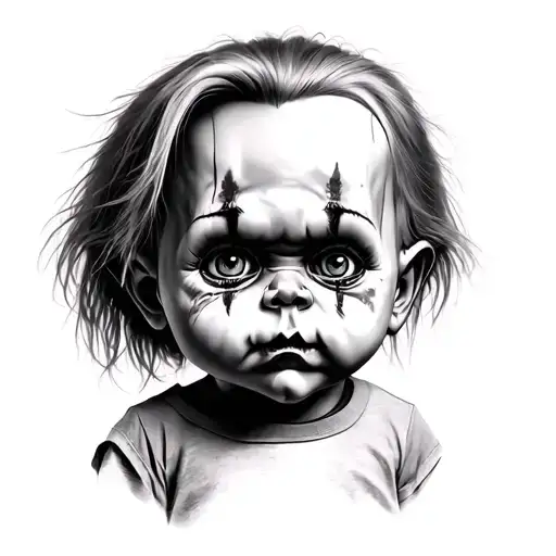 Chucky tattoo design idea