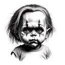 Chucky tattoo design idea