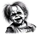 Chucky tattoo design idea