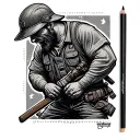 Lineman tattoo design idea