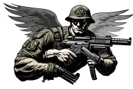 usmc tattoo design idea