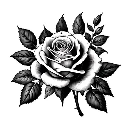 bread and roses, socialism abstract, etching tattoo design idea