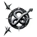 Ophiuchus tattoo design idea