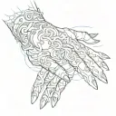 Adams creation hands  tattoo design idea