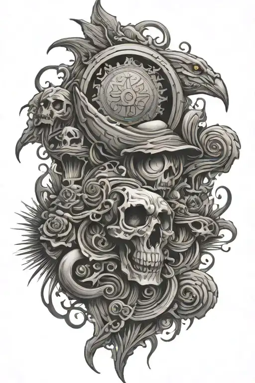 Mile wide... inch deep tattoo design idea