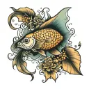fish aquarium sleeve tattoo tattoo design idea