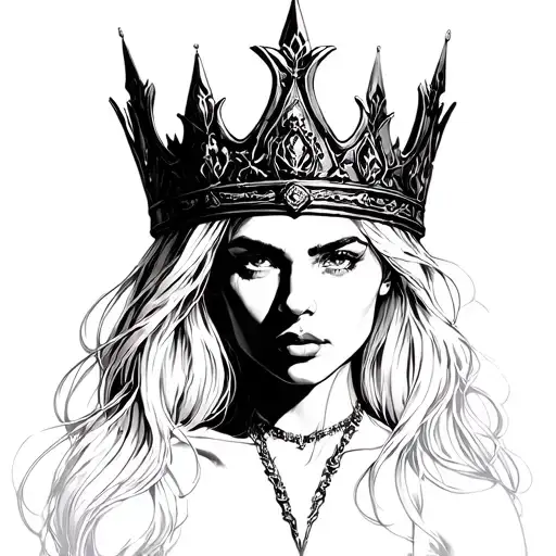 scarlet witch crown marvel Elizabeth Olsen tattoo design idea