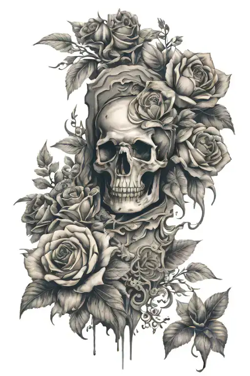 graves into gardens tattoo design idea