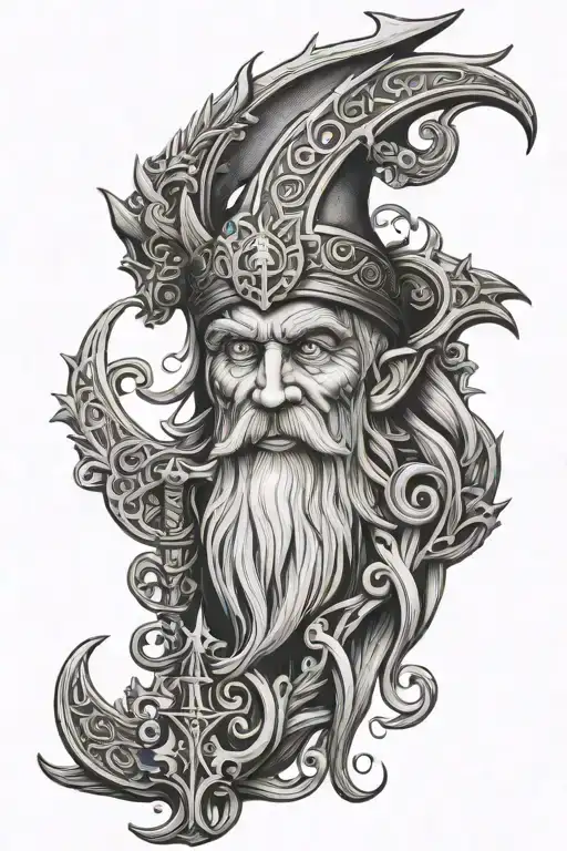 Odin is good. tattoo design idea