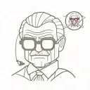 Lego stan lee tattoo design idea