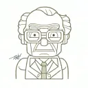 Lego stan lee tattoo design idea