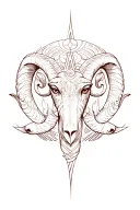 astrological sign aries libra pisces capricorn tattoo design idea