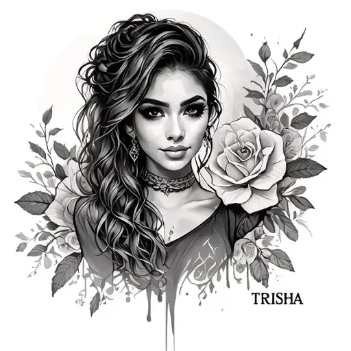 TRISHA tattoo design idea