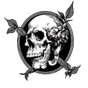 Old English tattoo design idea