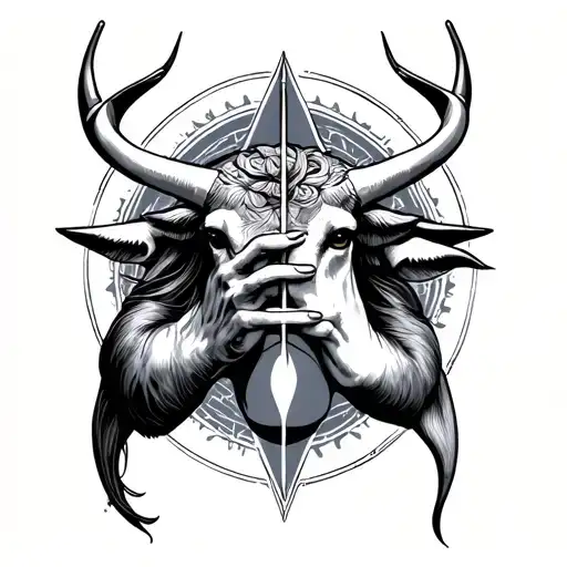 libra and taurus hand tattoo tattoo design idea