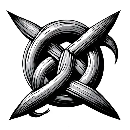 Witches Knot tattoo design idea