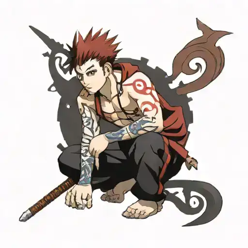Gaara's tattoo tattoo design idea