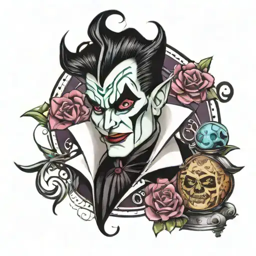 disney villain themed tattoo tattoo design idea