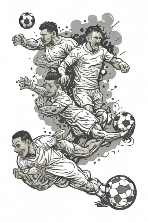 Football, God, Life, Family, Universe tattoo design idea