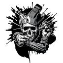 Electrician tattoo design idea