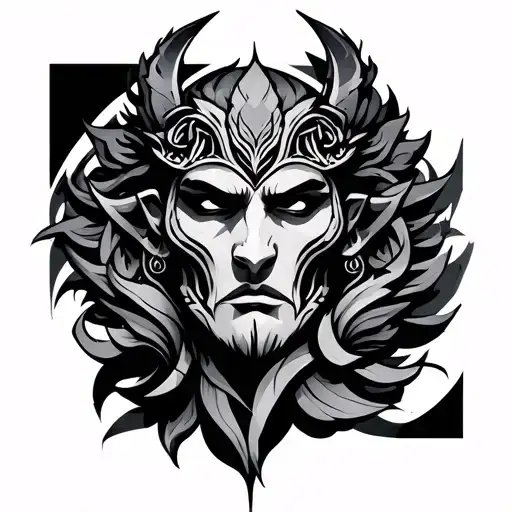 Enki tattoo design idea