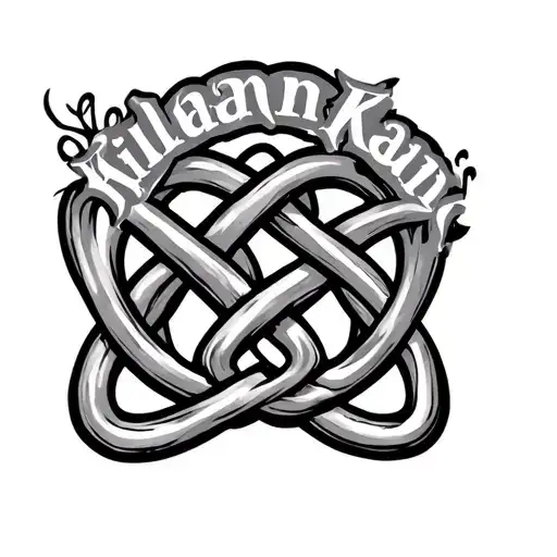 "Killian Kalani" irish mother knot tattoo design idea