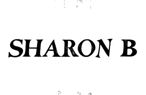 "444 Sharon B" tattoo design idea