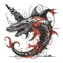 leviathan tattoo design idea