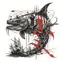 leviathan tattoo design idea