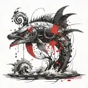 leviathan tattoo design idea