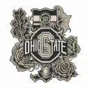 Ohio State tattoo design idea
