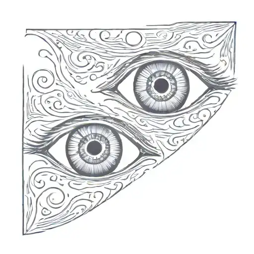 eyes tattoo design idea