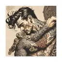 man dancer turned actor embracing the concept tattoo design idea
