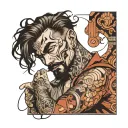 man dancer turned actor embracing the concept tattoo design idea