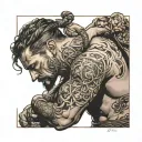 man dancer turned actor embracing the concept tattoo design idea