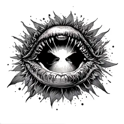 juice wrld facing the abyss tattoo design idea