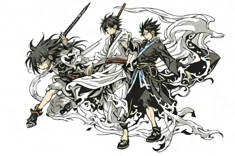 Misfortune never comes alone. One knock at the door and here it comes. We both know the ending, you'll get it in full. Wave the white flag, tattoo design idea