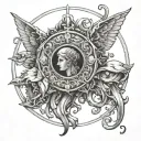 Malenia Elden Ring tattoo design idea