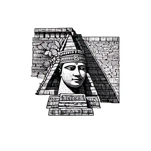 Chichen Itza Mayan Culture tattoo design idea