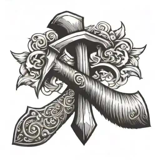 Bearded Axe tattoo design idea