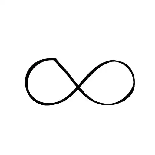 to infinity and beyond symbol for him and her in wrists tattoo design idea