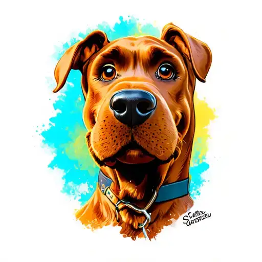 scooby doo tattoo design idea