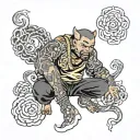 Chris brown tattoo design idea