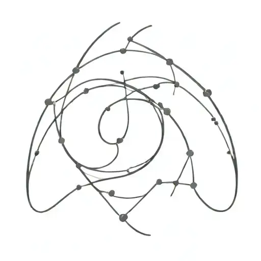 aquarius constellation tattoo tattoo design idea